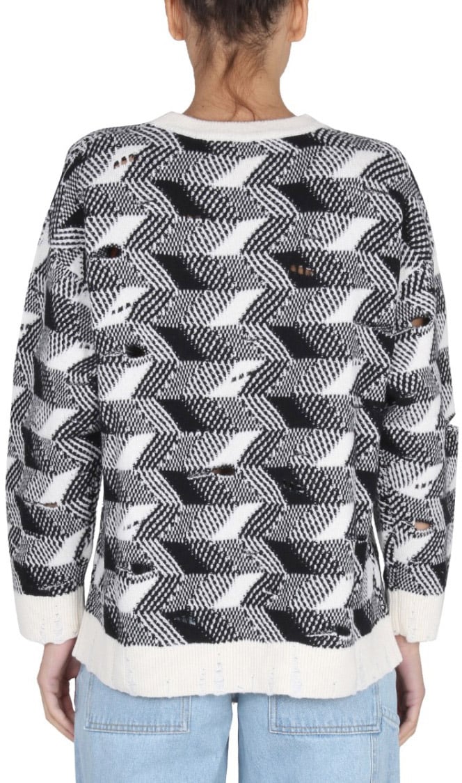 Missoni Jacquard Knit Sweater Grijs