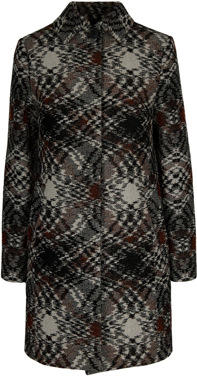 Missoni Coats Brownblack Tones Bruin