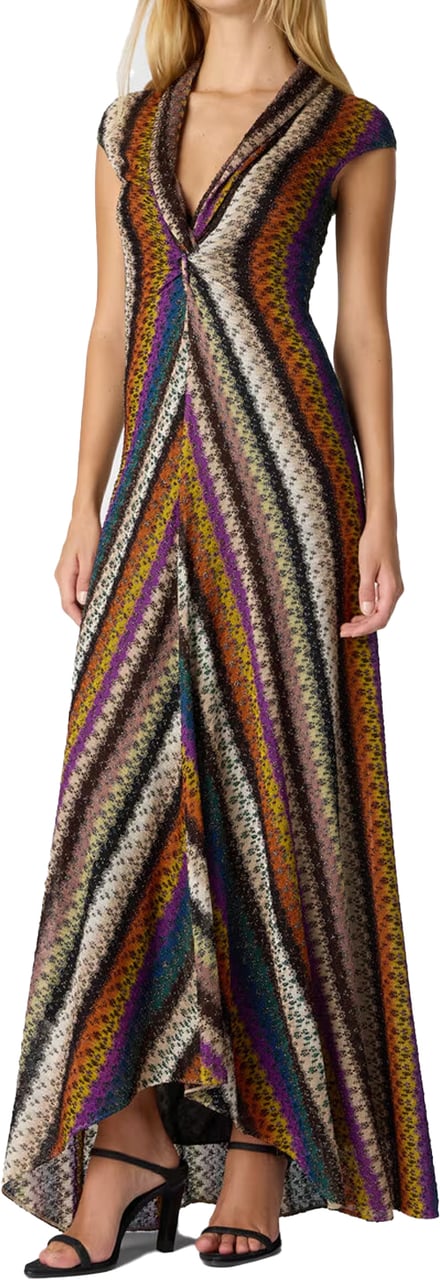 Missoni Dresses Gialloporpora Geel