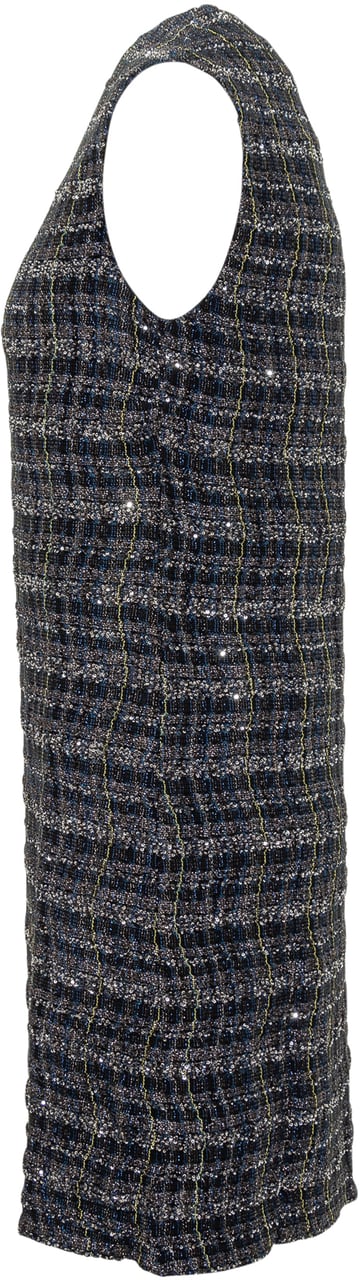 Missoni Abito Smanicato in Tweed Missoni Blauw