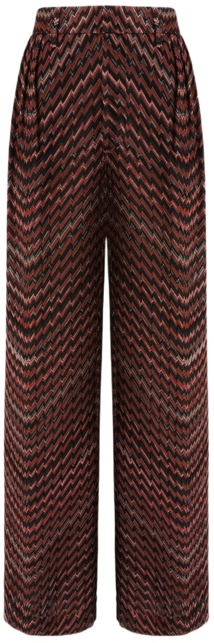 Missoni Trousers Neromarrone Bruin