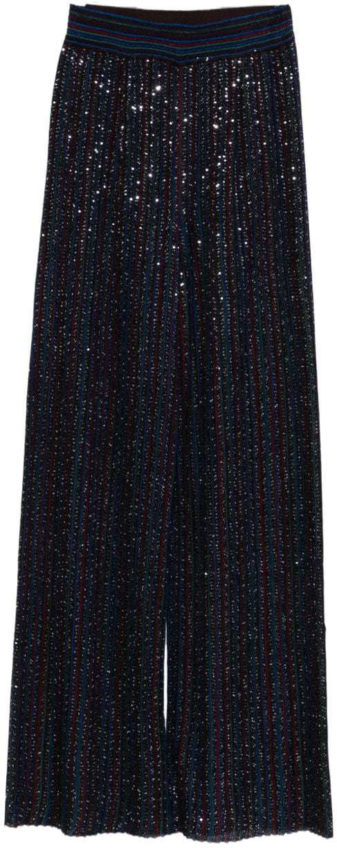 Missoni Trousers Blue Blauw