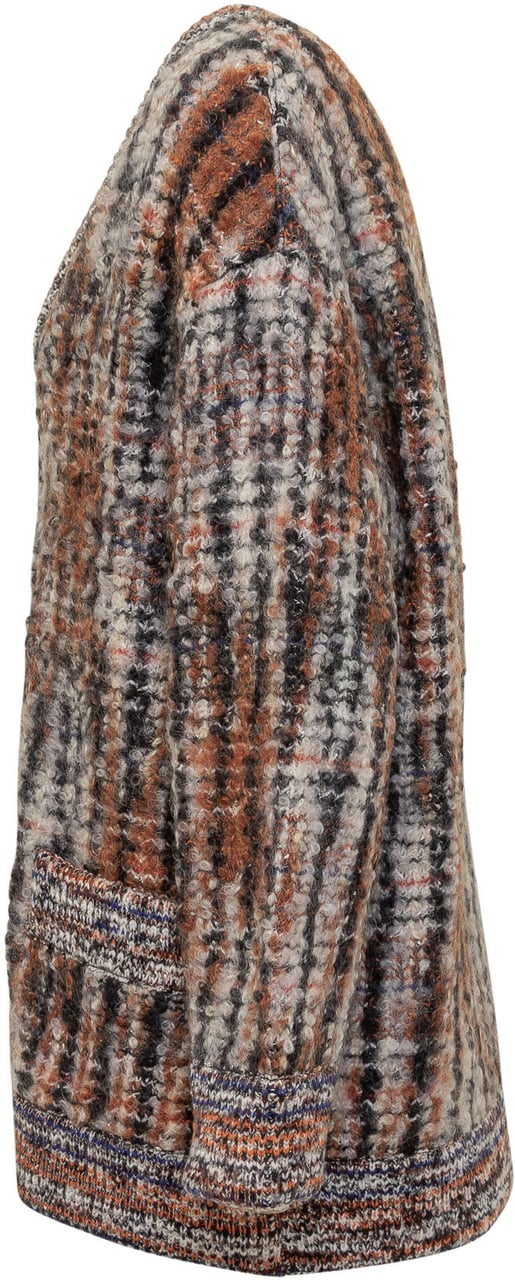 Missoni Cardigan Lungo in Lana a Fantasia Missoni Divers