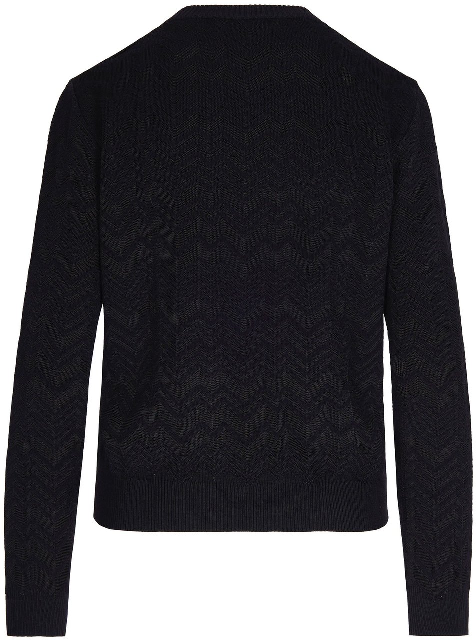Missoni Sweaters Solid Color Black Zwart