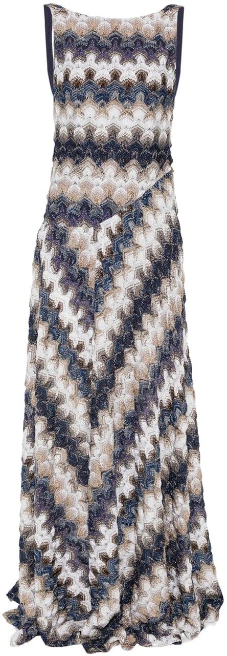 Missoni Dresses Multi Blue White Divers