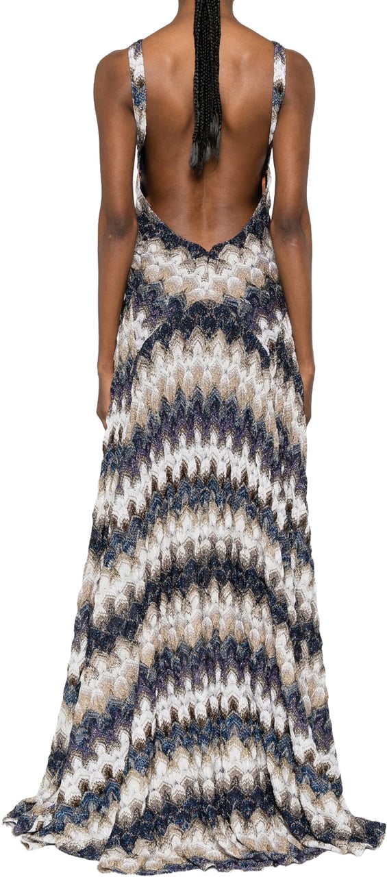 Missoni Dresses Multi Blue White Divers