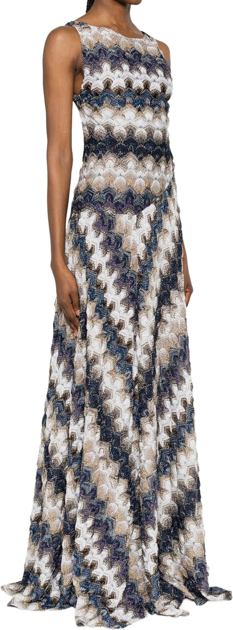 Missoni Dresses Multi Blue White Divers