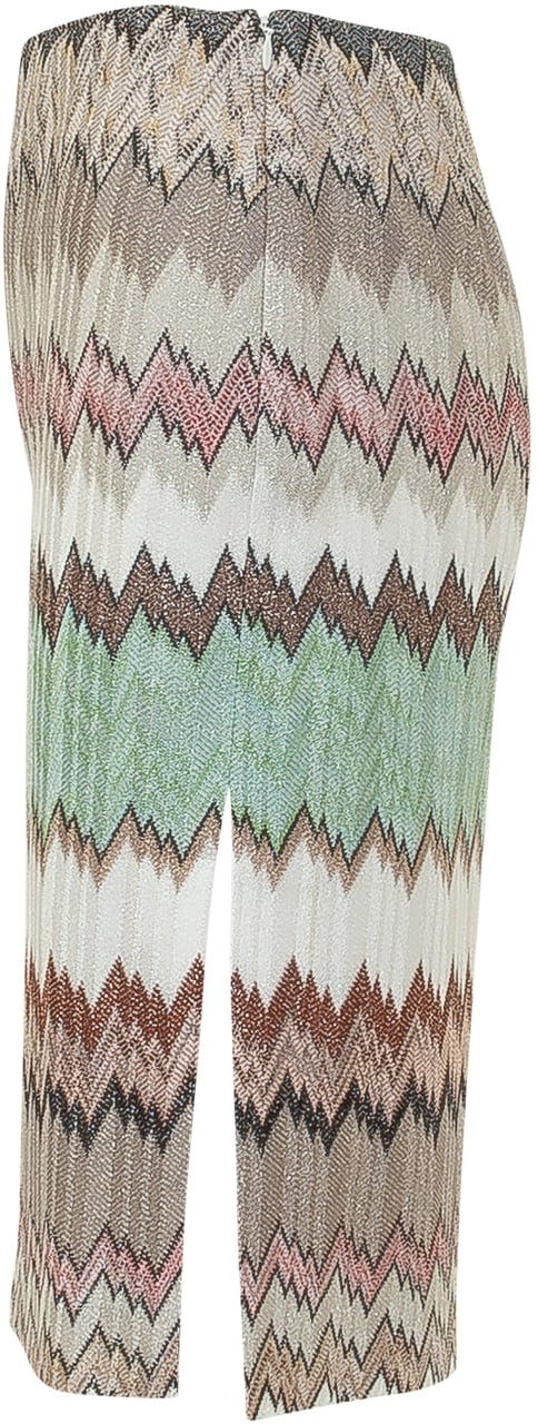 Missoni Gonna Midi in Maglia Chevron Divers