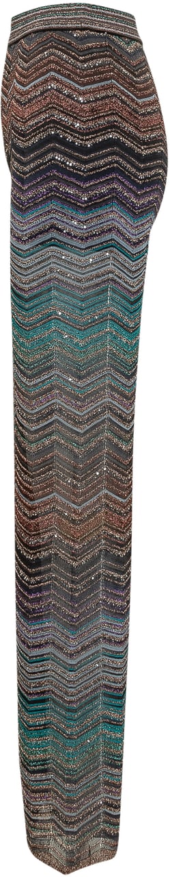 Missoni Pantaloni Lunghi in Maglia Metallizzata Divers