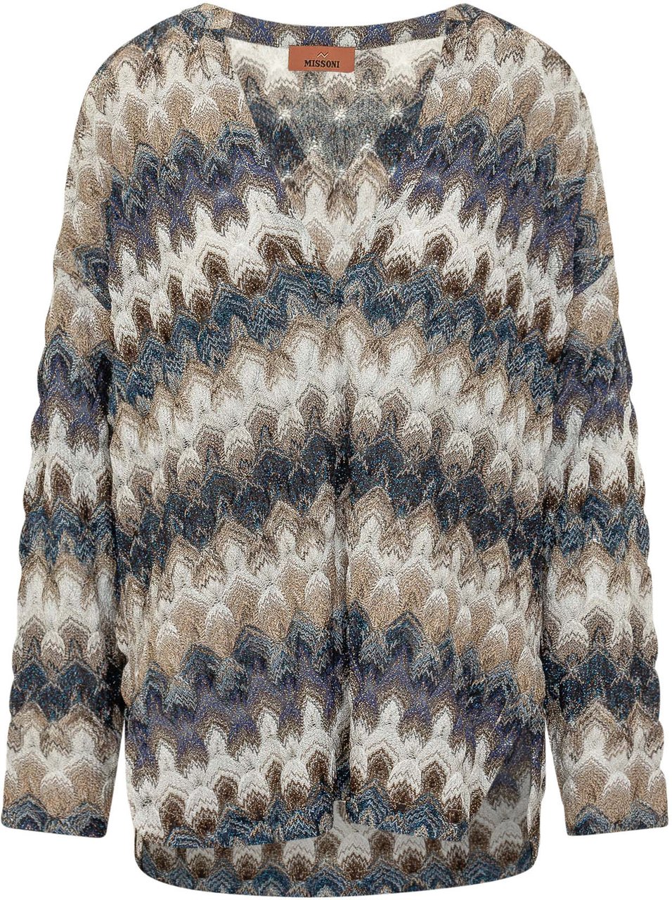 Missoni Maglia a Maniche Lunghe con Scollo Ampio Divers