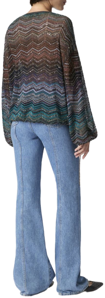 Missoni Shirts Blue Blauw