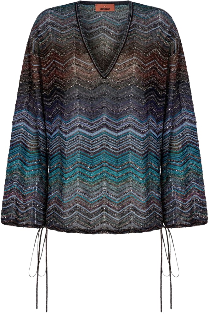 Missoni Shirts Blue Blauw