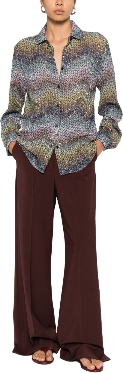 Missoni Shirts Blu Divers