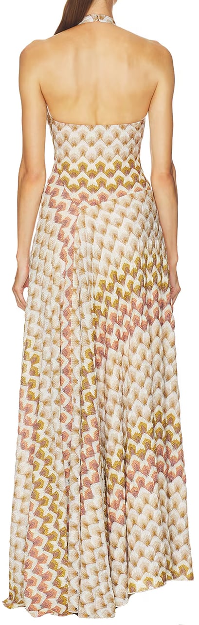 Missoni Dresses Gold/Beigeonwhtbase Wit