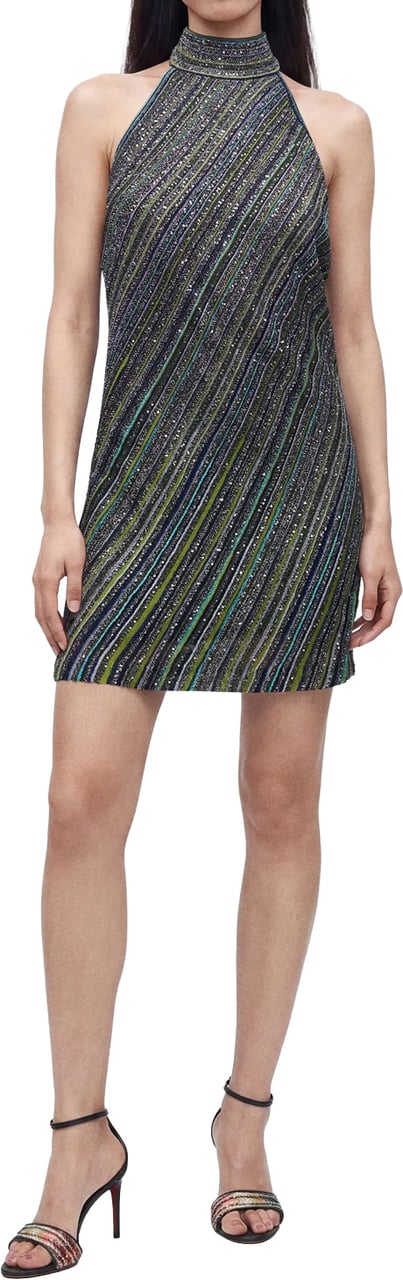 Missoni Dresses Green Tones Groen