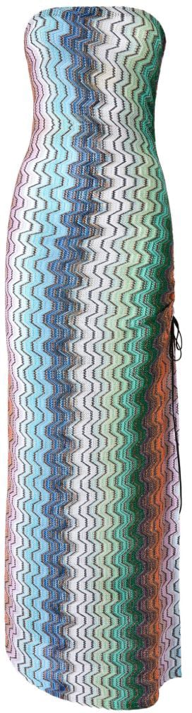 Missoni Dresses Multi Blk/Green/Orange Divers