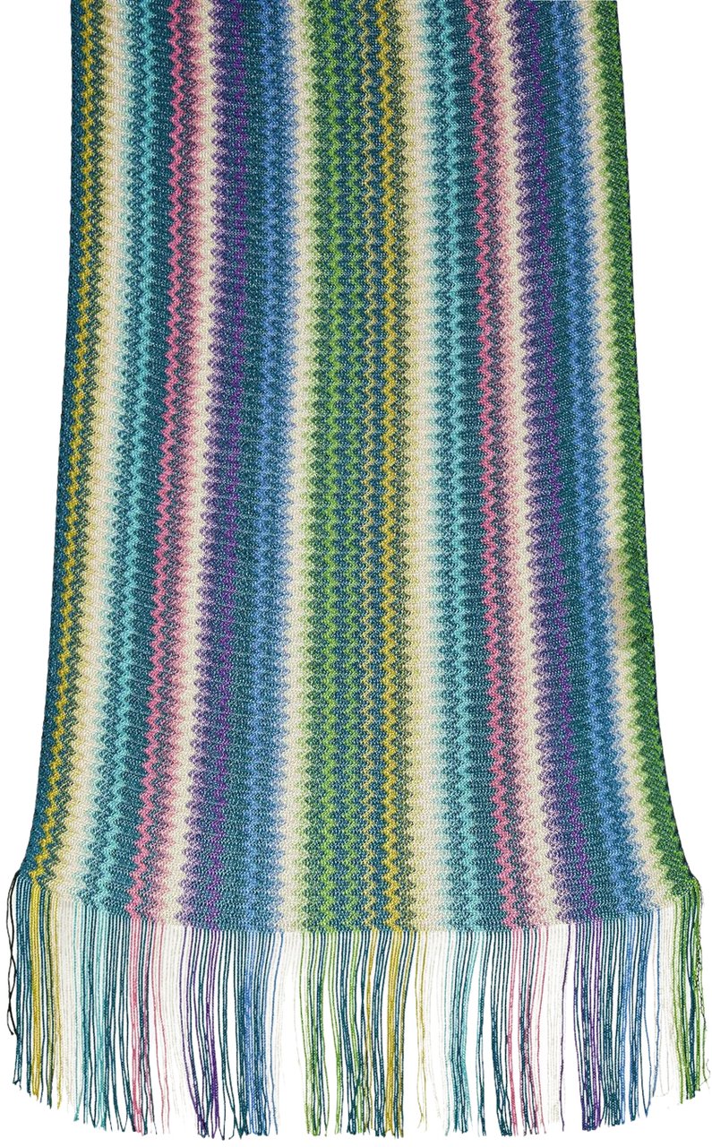 Missoni Zig Zag Striped Scarf Divers