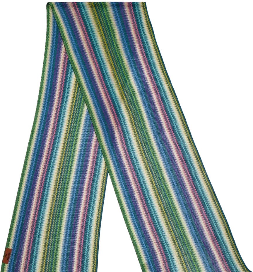 Missoni Zig Zag Striped Scarf Divers