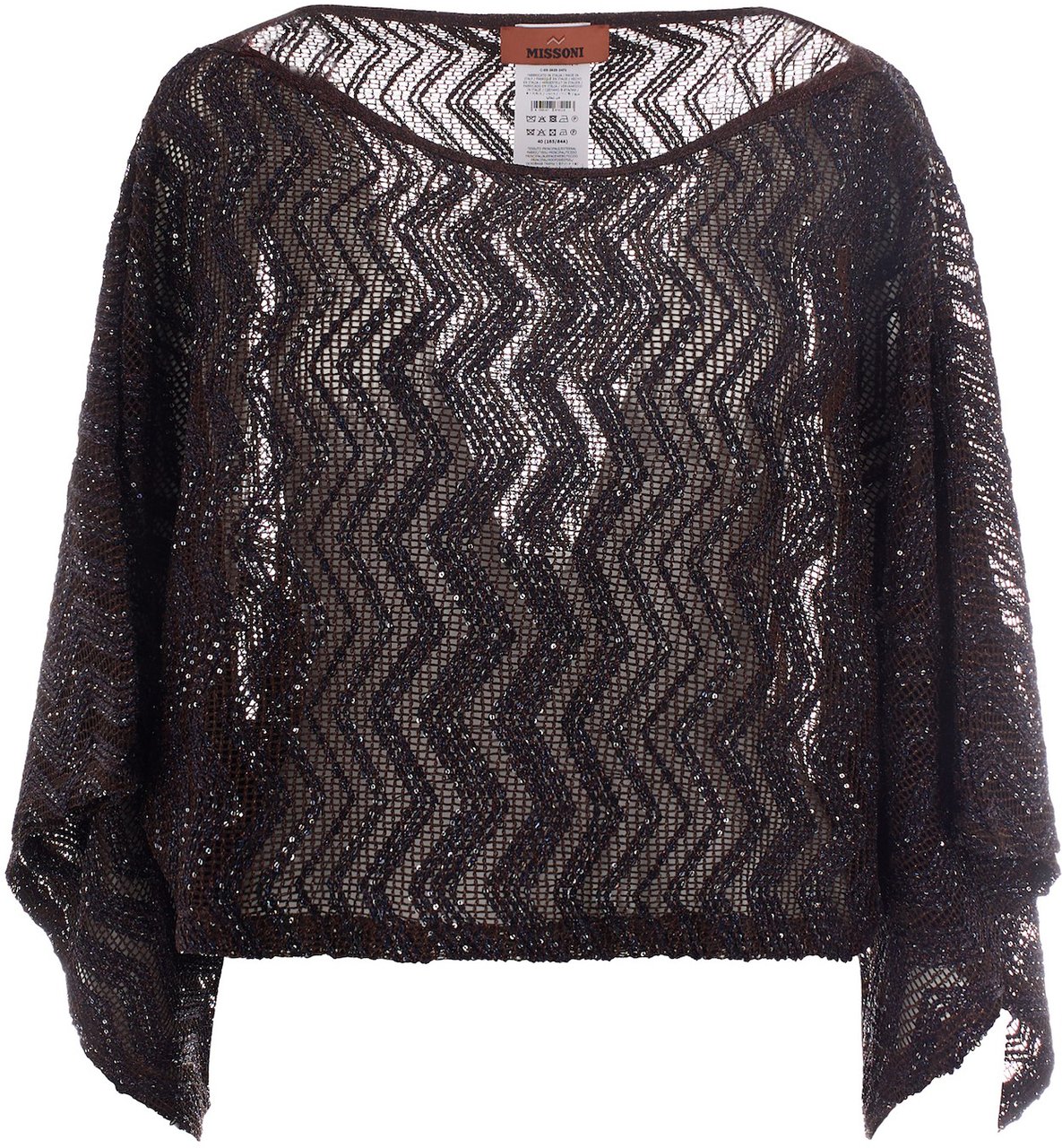 Missoni Top Dark Brown Bruin