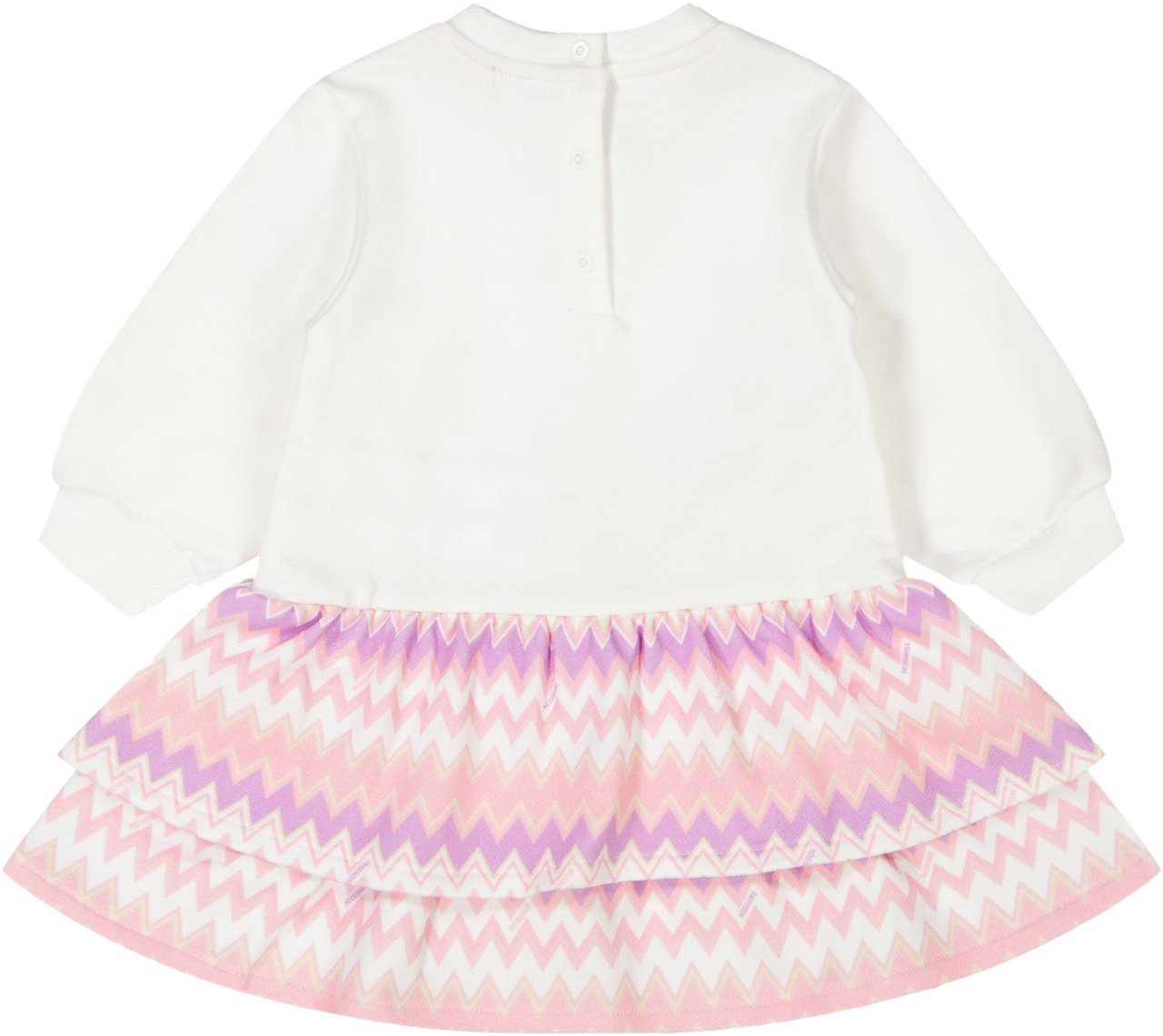 Missoni Missoni Baby Meisjes Jurk In Wit Wit