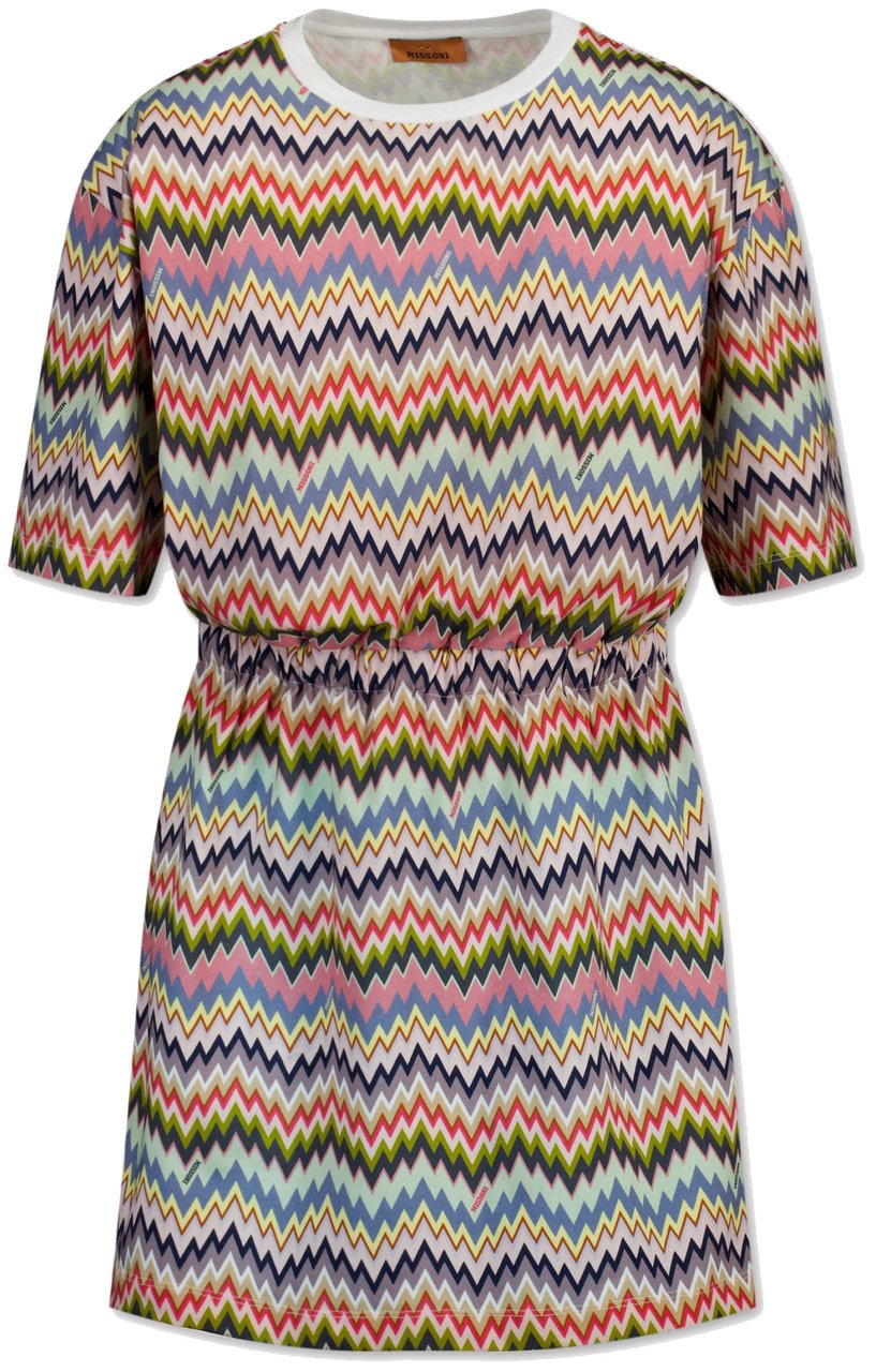 Missoni Missoni Kinder Meisjes Jurk In Fuchsia Roze