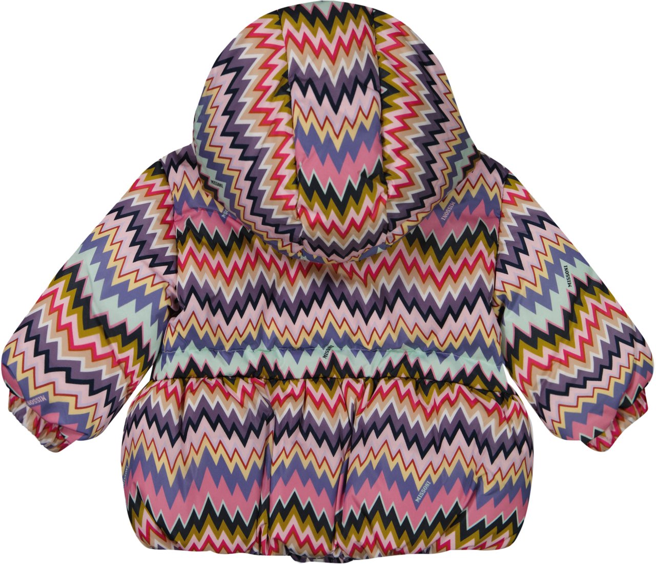 Missoni Missoni Baby Meisjes Winterjas In Fuchsia Roze