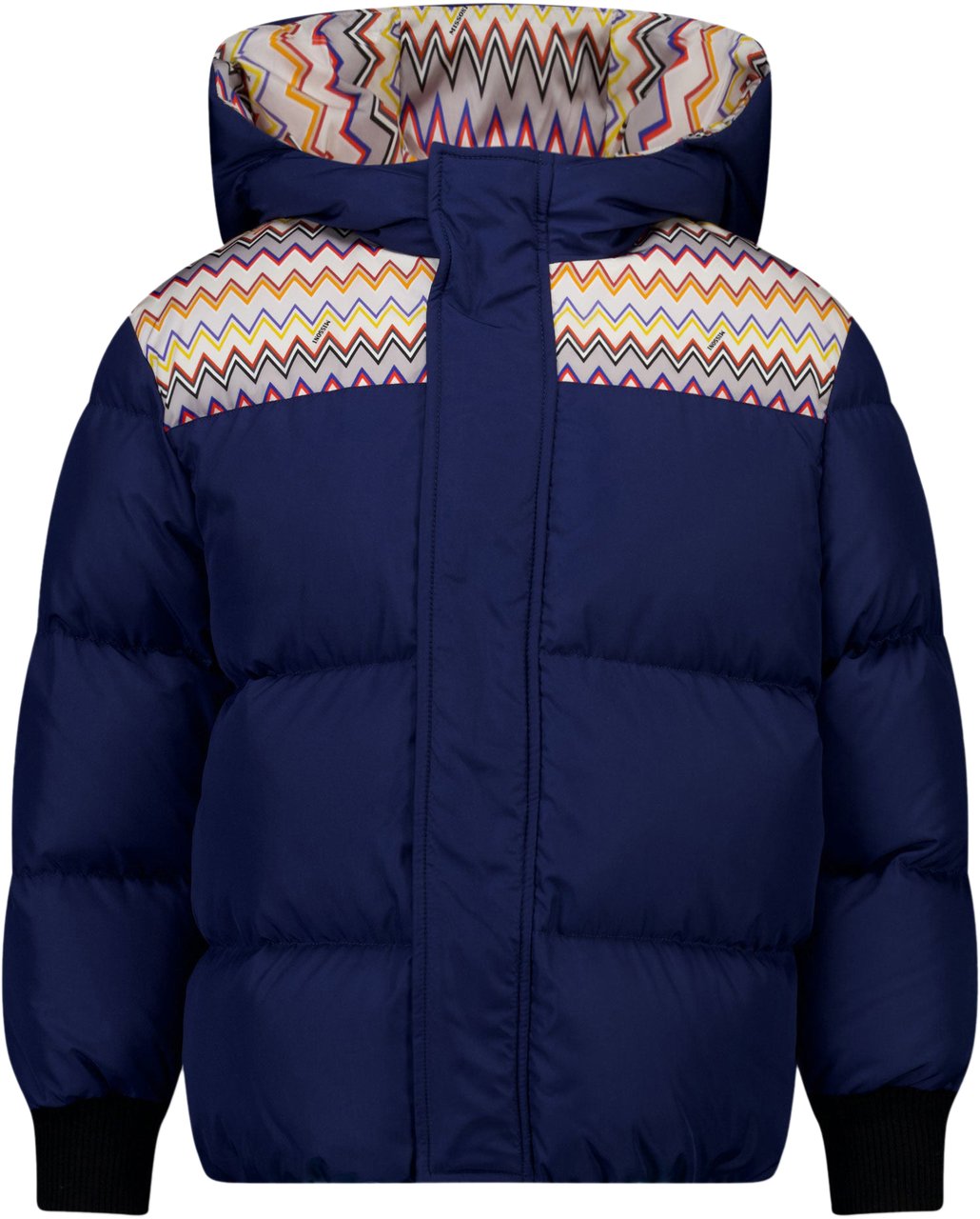 Missoni Missoni Kinder Jongens Winterjas In Navy Blauw