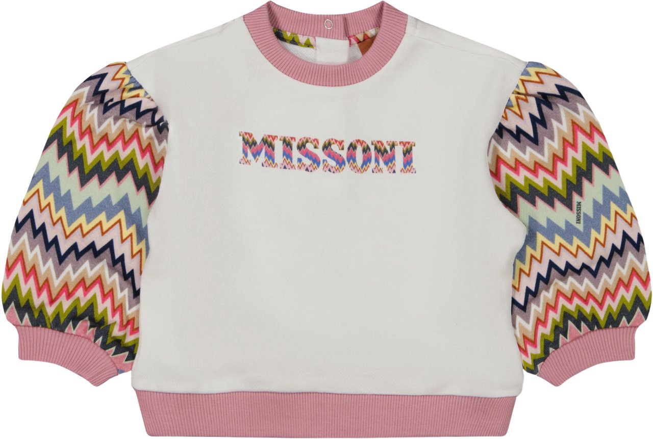 Missoni Missoni Baby Meisjes Trui In Wit Wit