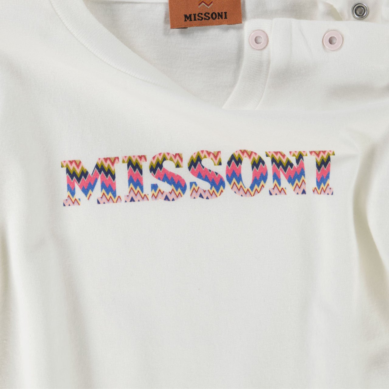 Missoni Missoni Baby Meisjes T-Shirt In Wit Wit
