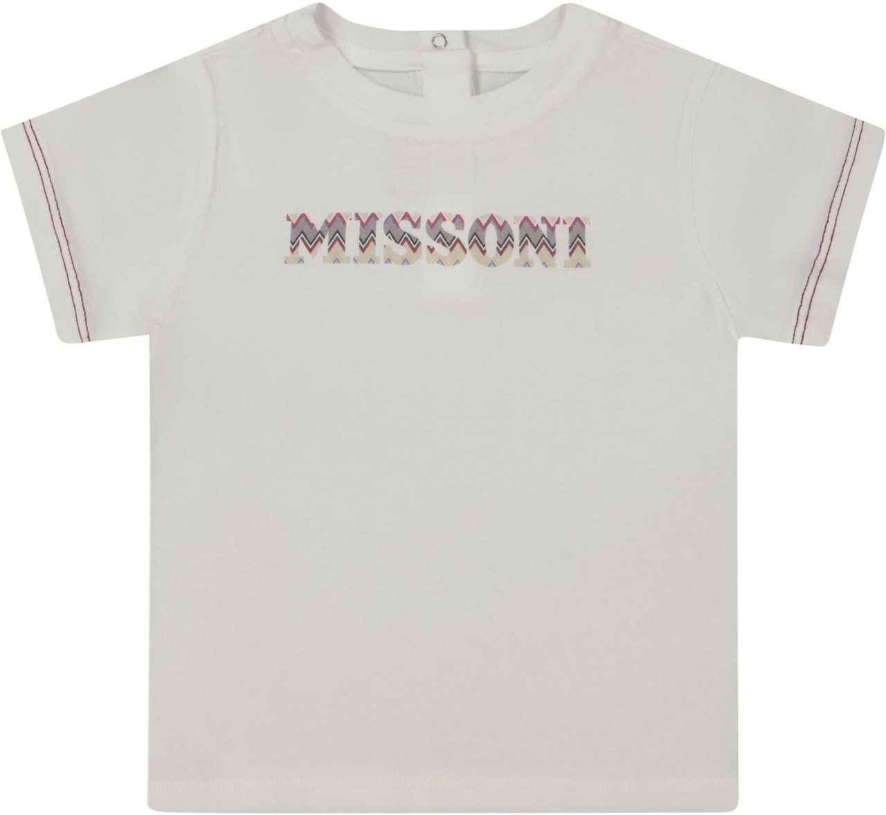 Missoni Missoni Baby Jongens T-Shirt In Wit Wit