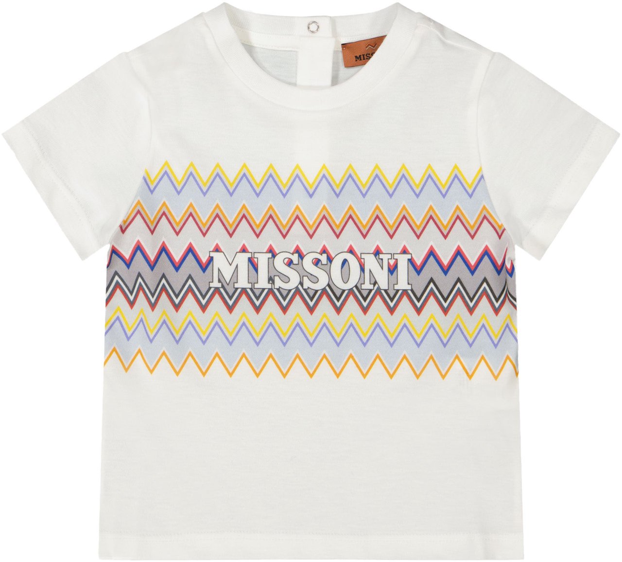 Missoni Missoni Baby Jongens T-Shirt In Wit Wit