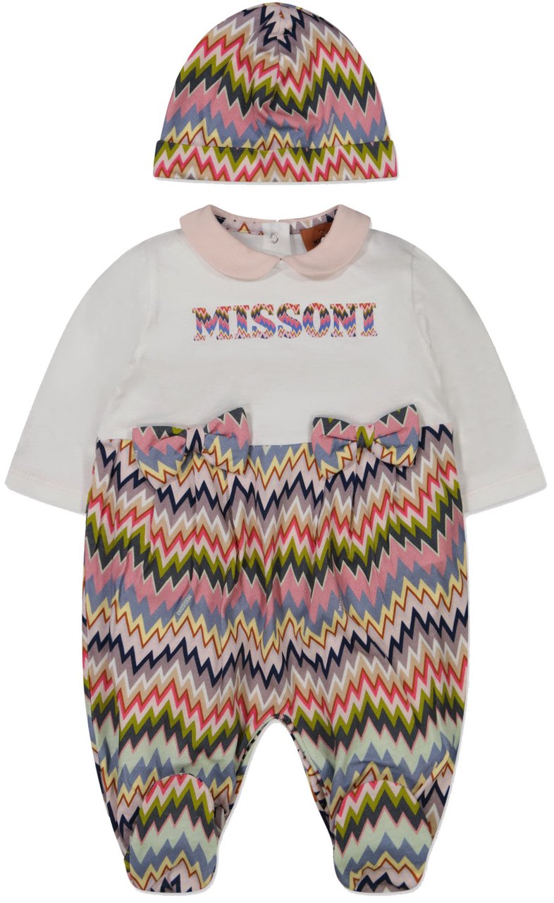 Missoni Missoni Baby Meisjes Boxpakje In Fuchsia Roze
