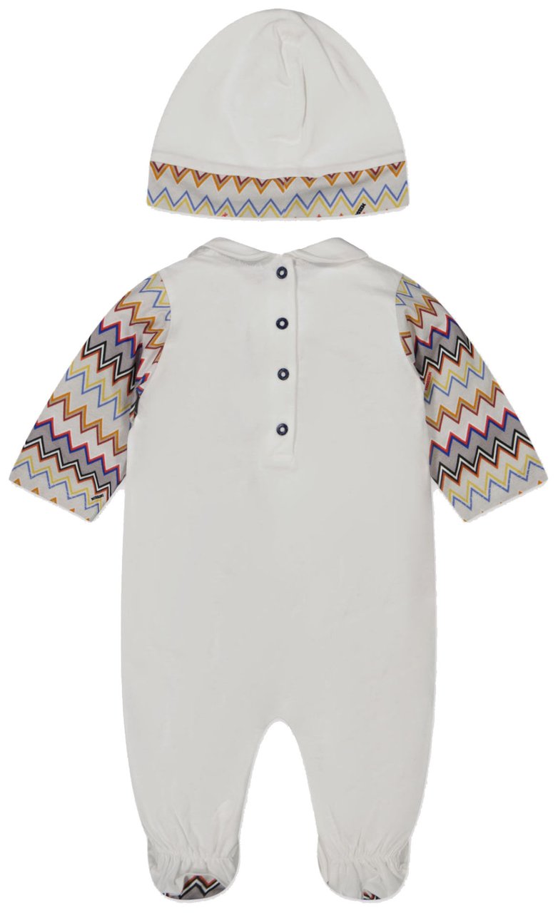 Missoni Missoni Baby Jongens Boxpakje In Wit Wit