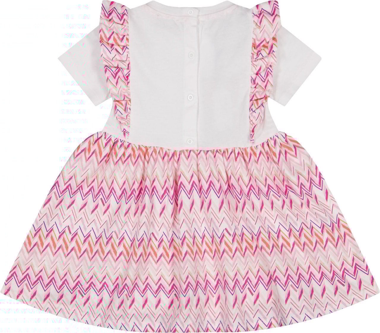 Missoni Missoni Baby Meisjes Jurk In Licht Roze Roze