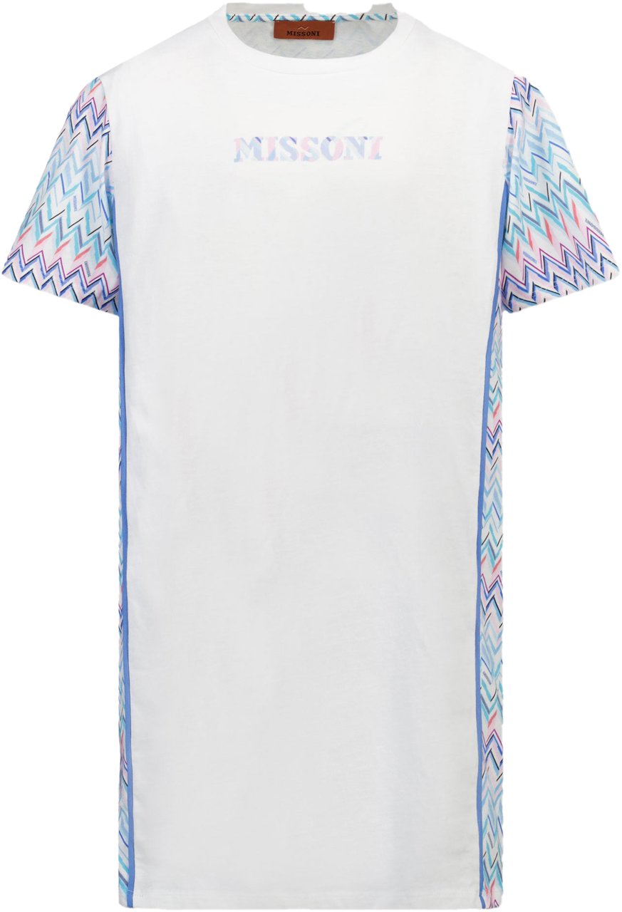 Missoni Missoni Kinder Meisjes Jurk In Wit Wit