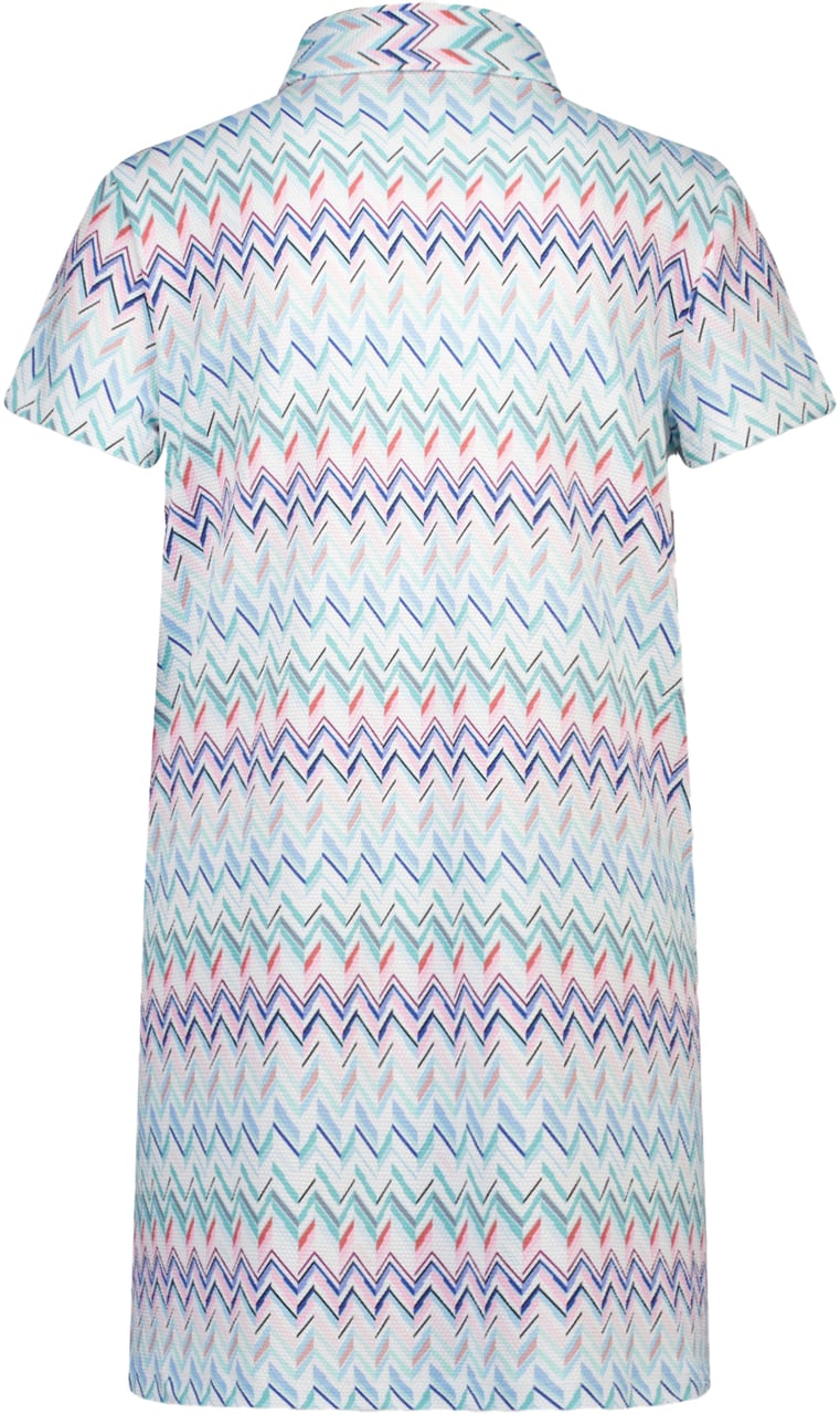 Missoni Missoni Kinder Meisjes Jurk In Turquoise Blauw