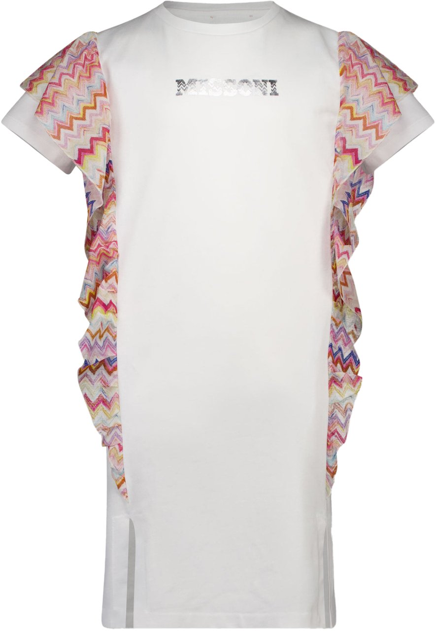 Missoni Missoni Kinder Meisjes Jurk In Wit Wit