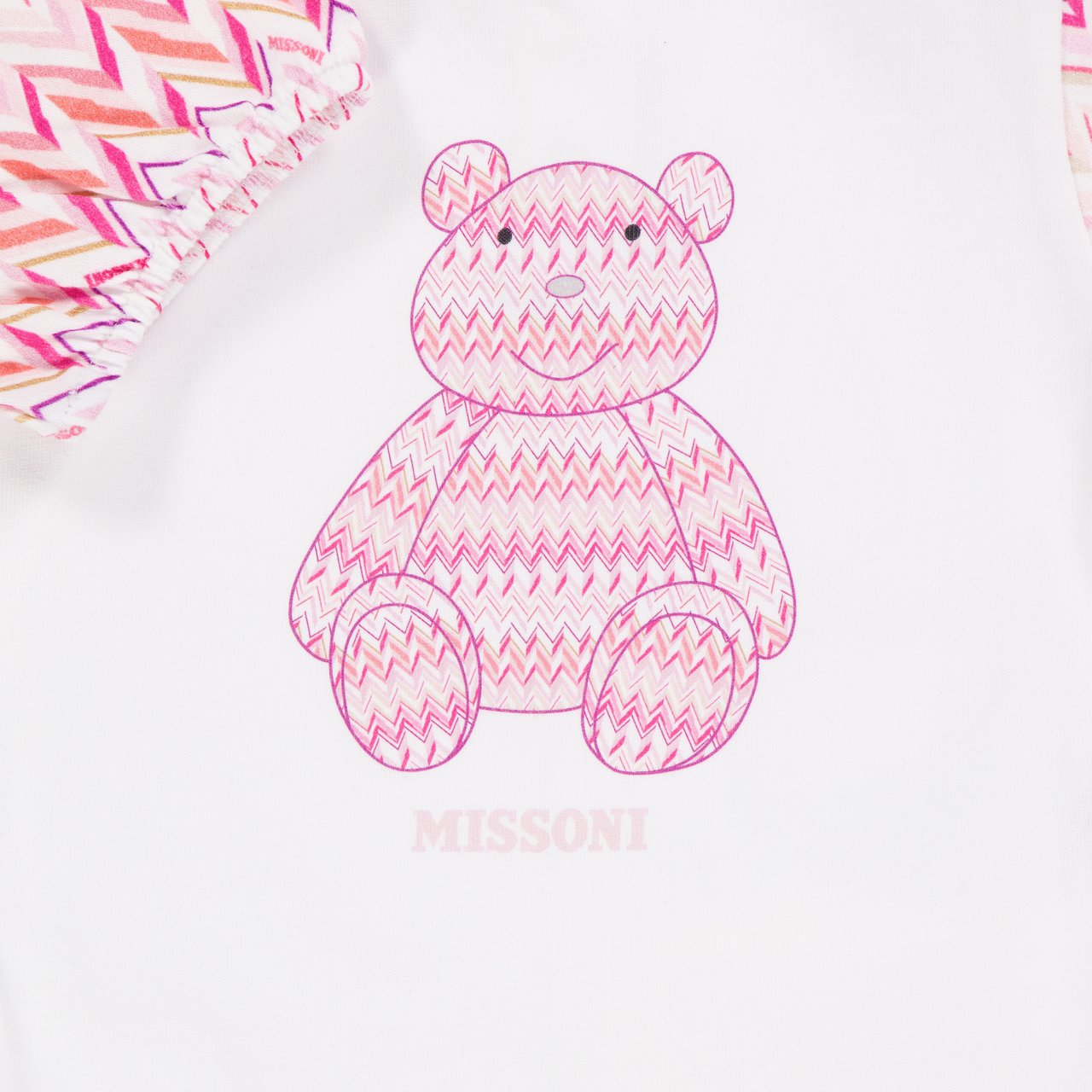 Missoni Missoni Baby Meisjes T-Shirt In Wit Wit