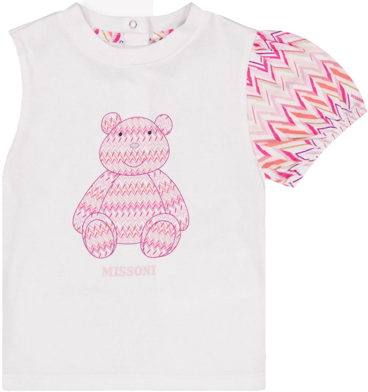 Missoni Missoni Baby Meisjes T-Shirt In Wit Wit