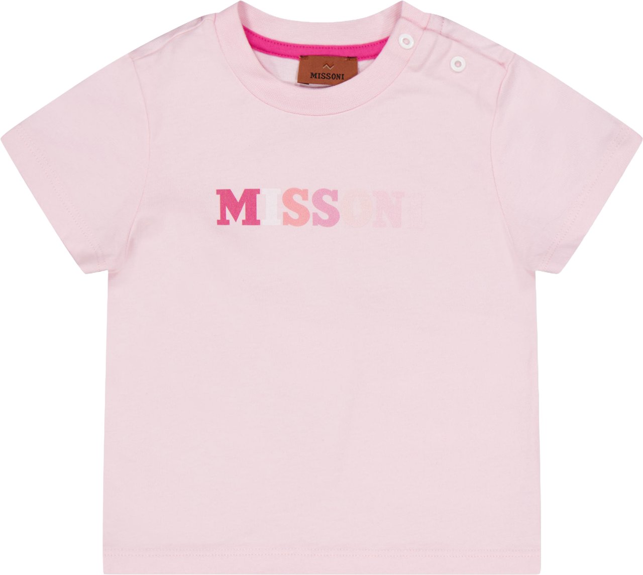Missoni Baby Meisjes T-Shirt In Licht Roze Roze
