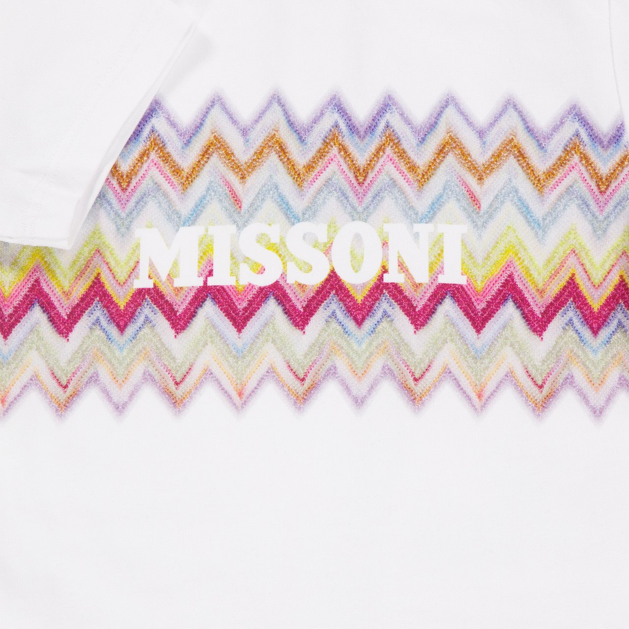 Missoni Baby Meisjes T-Shirt In Wit Wit