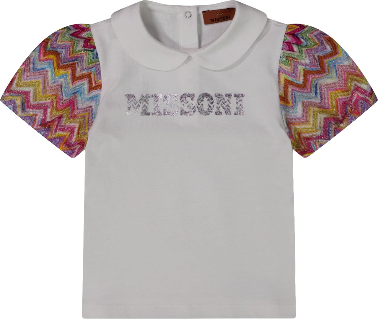 Missoni Missoni Baby Meisjes T-Shirt In Wit Wit
