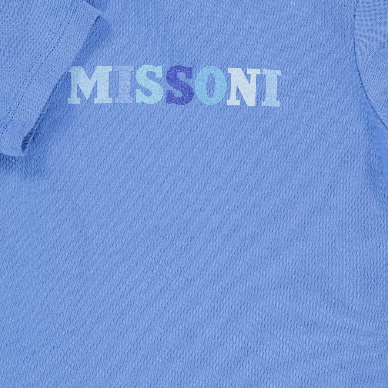 Missoni Missoni Baby Jongens T-Shirt In Blauw Blauw