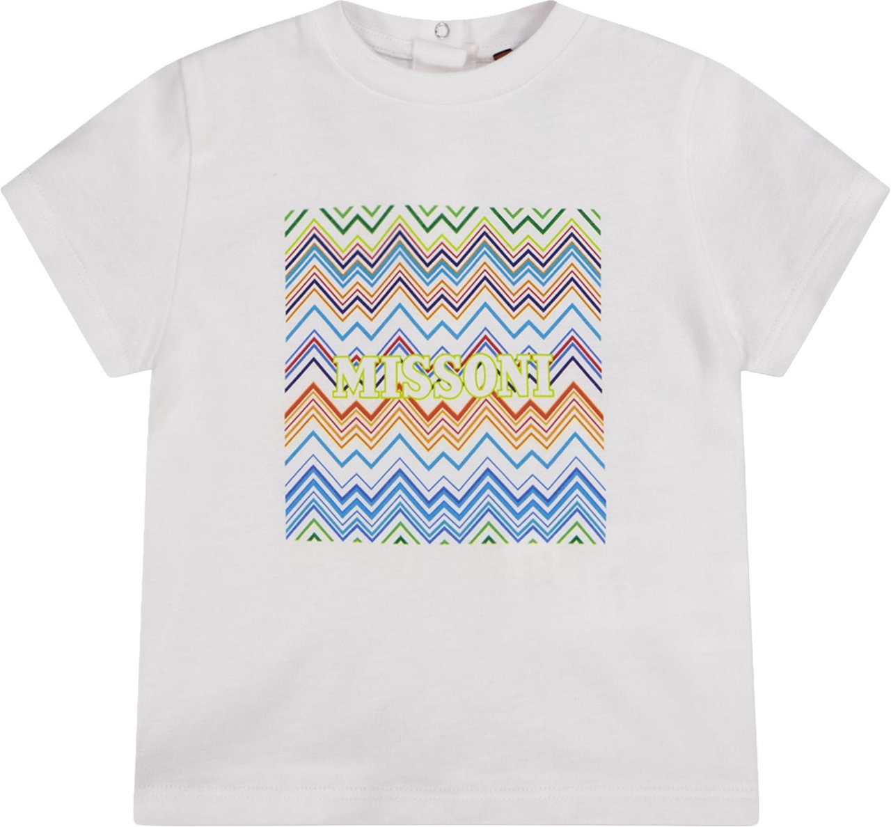 Missoni Baby Jongens T-Shirt In Wit Wit