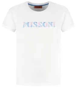 Missoni Kinder Meisjes T-Shirt In Wit Wit