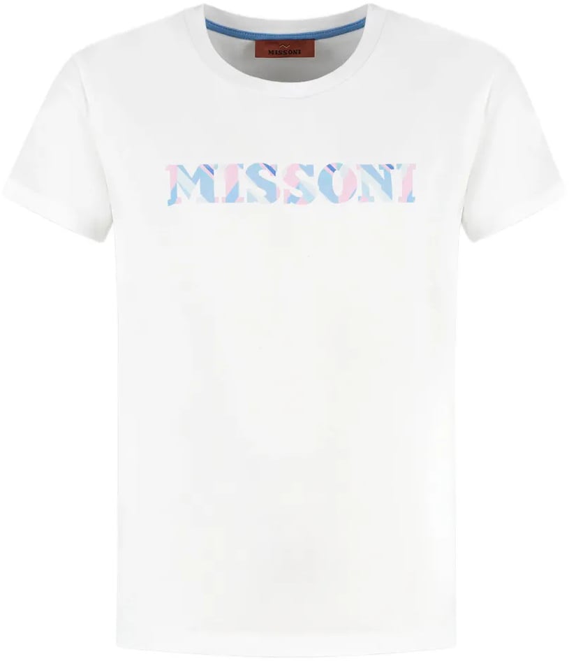 Missoni Kinder Meisjes T-Shirt In Wit Wit