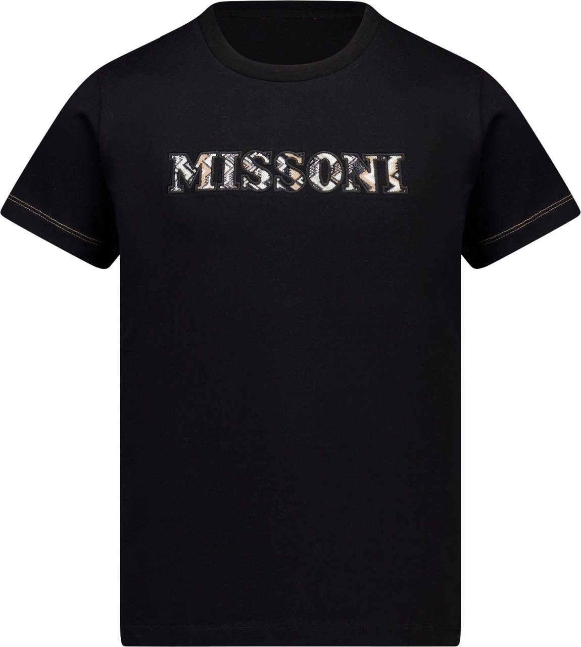 Missoni Kinder Jongens T-Shirt In Zwart Zwart