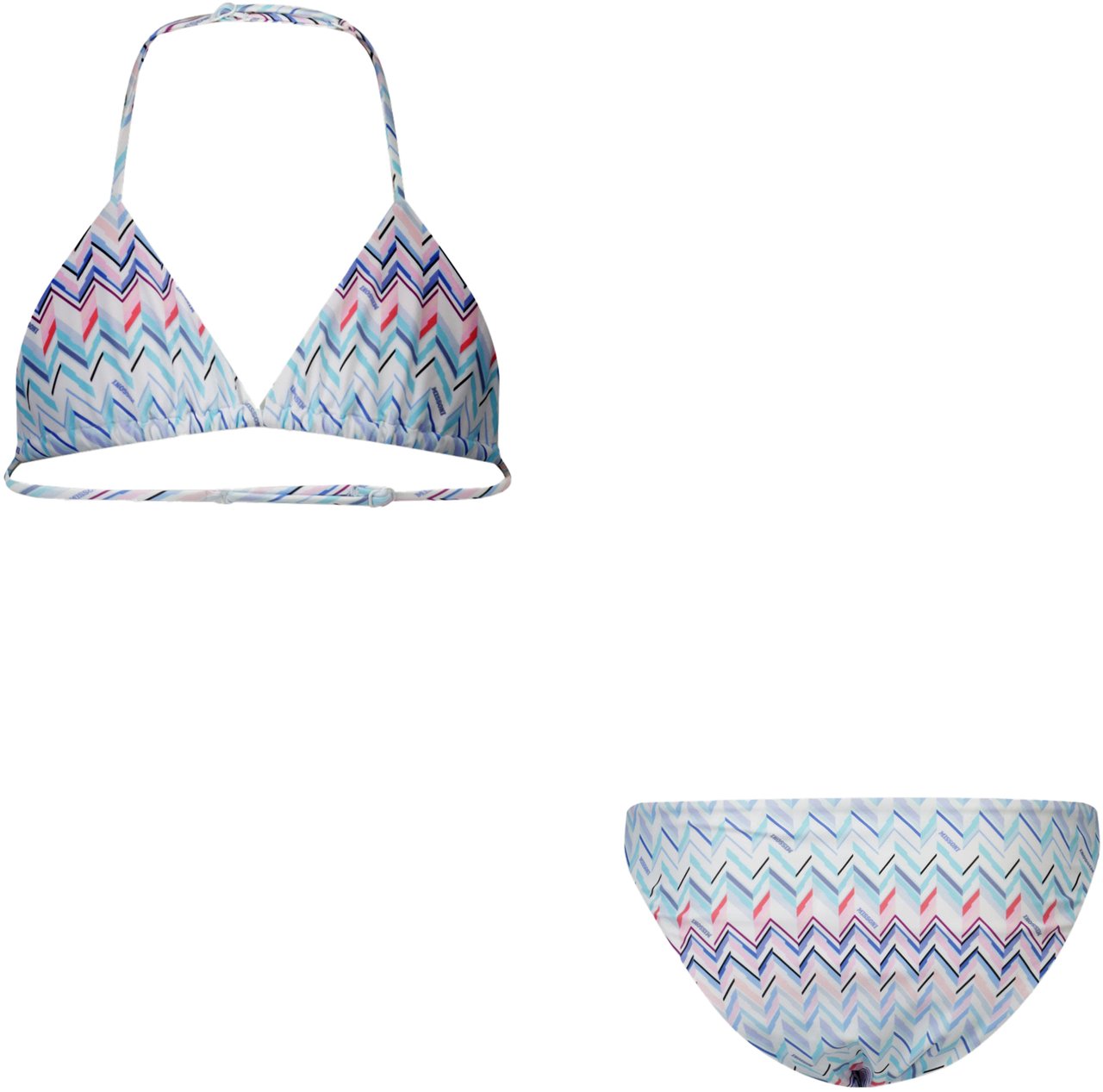 Missoni Missoni Kinder Meisjes Zwemkleding In Turquoise Blauw