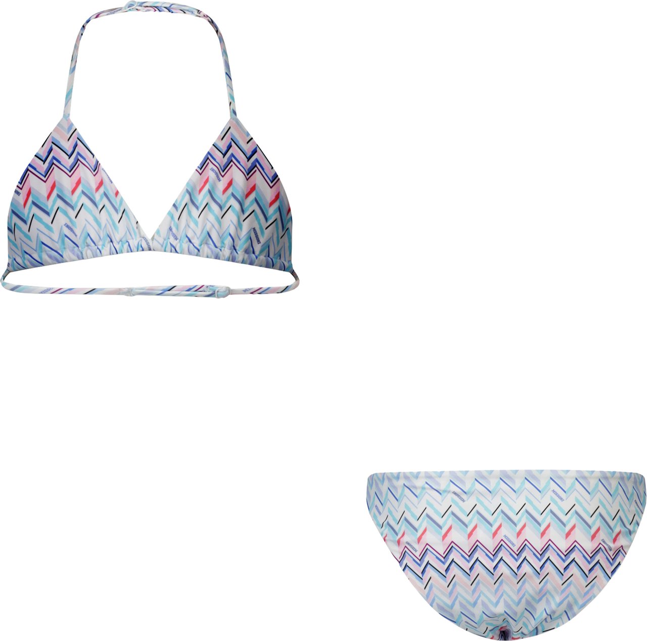 Missoni Kinder Meisjes Zwemkleding In Turquoise Blauw