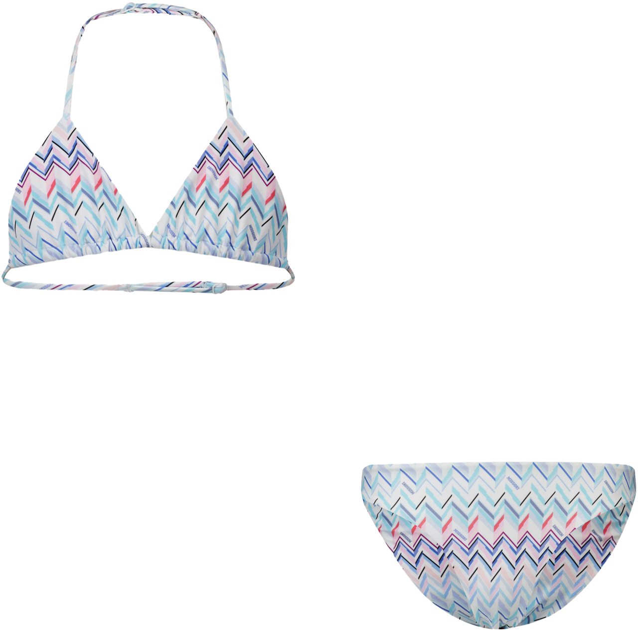 Missoni Missoni Kinder Meisjes Zwemkleding In Turquoise Blauw
